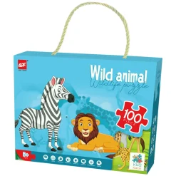 Vloerpuzzel Wilde Dieren, 100st. Best