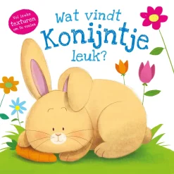 Voelboek - Wat vindt Konijntje leuk?-Rebo Publishers Hot