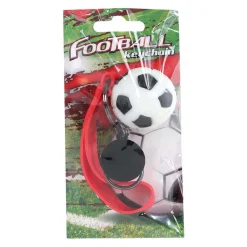 Voetbal Sleutelhanger met Koord en Clip> Discount