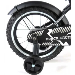 Black Cruiser Fiets - 14 inch - Zwart-Volare