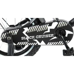 Black Cruiser Fiets - 14 inch - Zwart-Volare