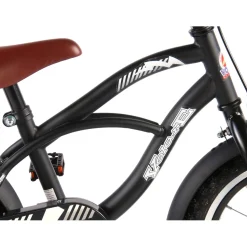 Black Cruiser Fiets - 14 inch - Zwart-Volare