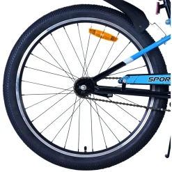 Volare Sportivo Fiets - 24 inch - Zwart Blauw> Best