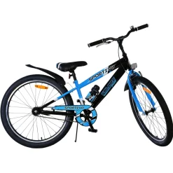 Volare Sportivo Fiets - 24 inch - Zwart Blauw><noscript><img width=