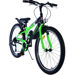 Volare Sportivo Fiets - 24 inch - 7 Speed - Zwart Groen Clearance