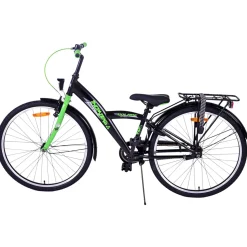 Volare Thombike Fiets - 26 inch - Zwart Groen- Clearance
