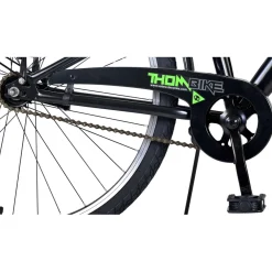 Volare Thombike Fiets - 26 inch - Zwart Groen- Clearance