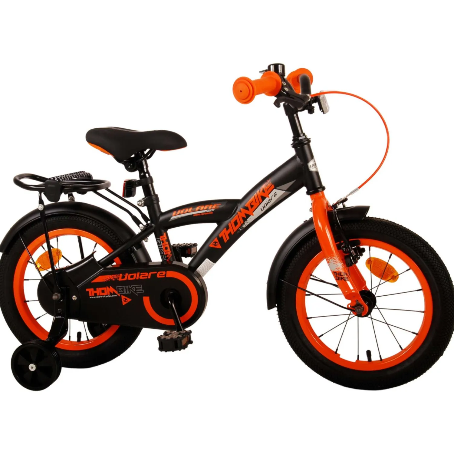 Volare Thombike Fiets - 14 inch - Zwart Oranje Sale
