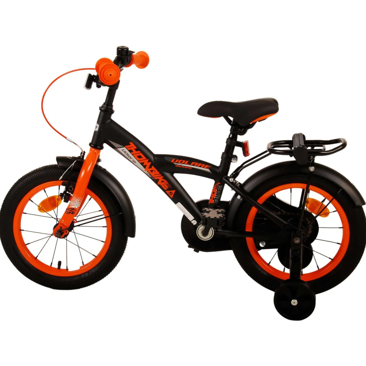 Volare Thombike Fiets - 14 inch - Zwart Oranje Sale