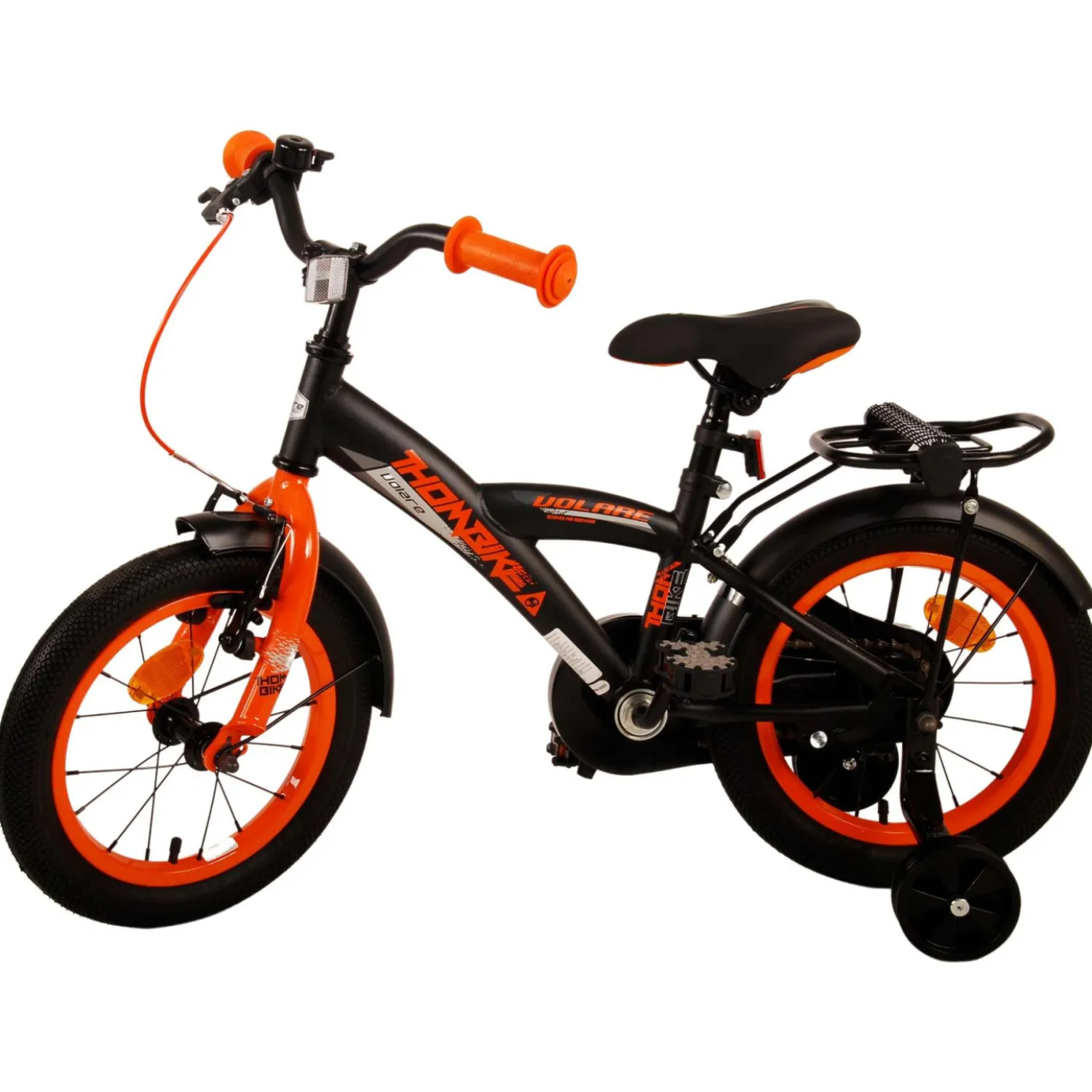 Volare Thombike Fiets - 14 inch - Zwart Oranje Sale