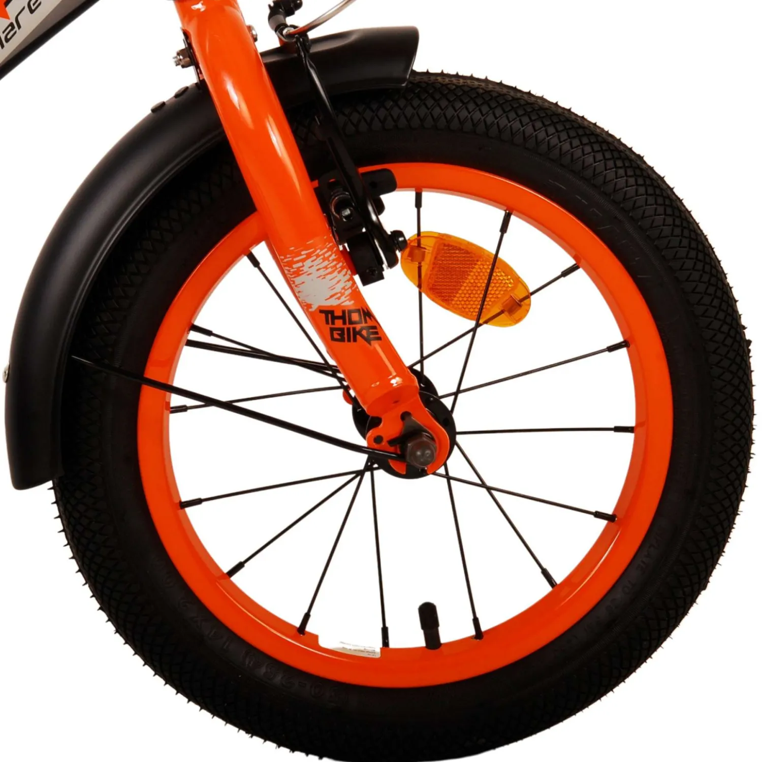 Volare Thombike Fiets - 14 inch - Zwart Oranje Sale