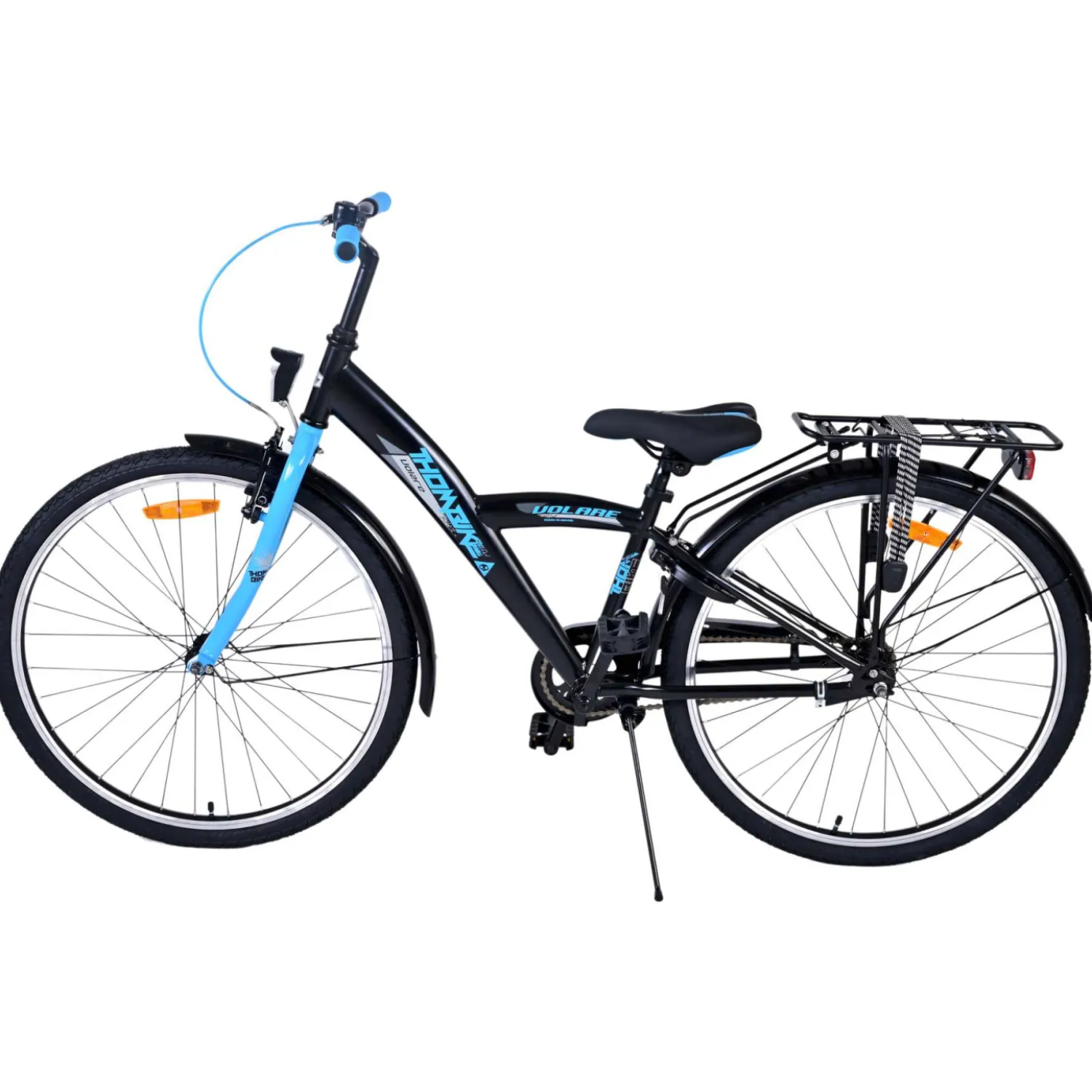 Volare Thombike Fiets - 26 inch - Zwart Blauw New