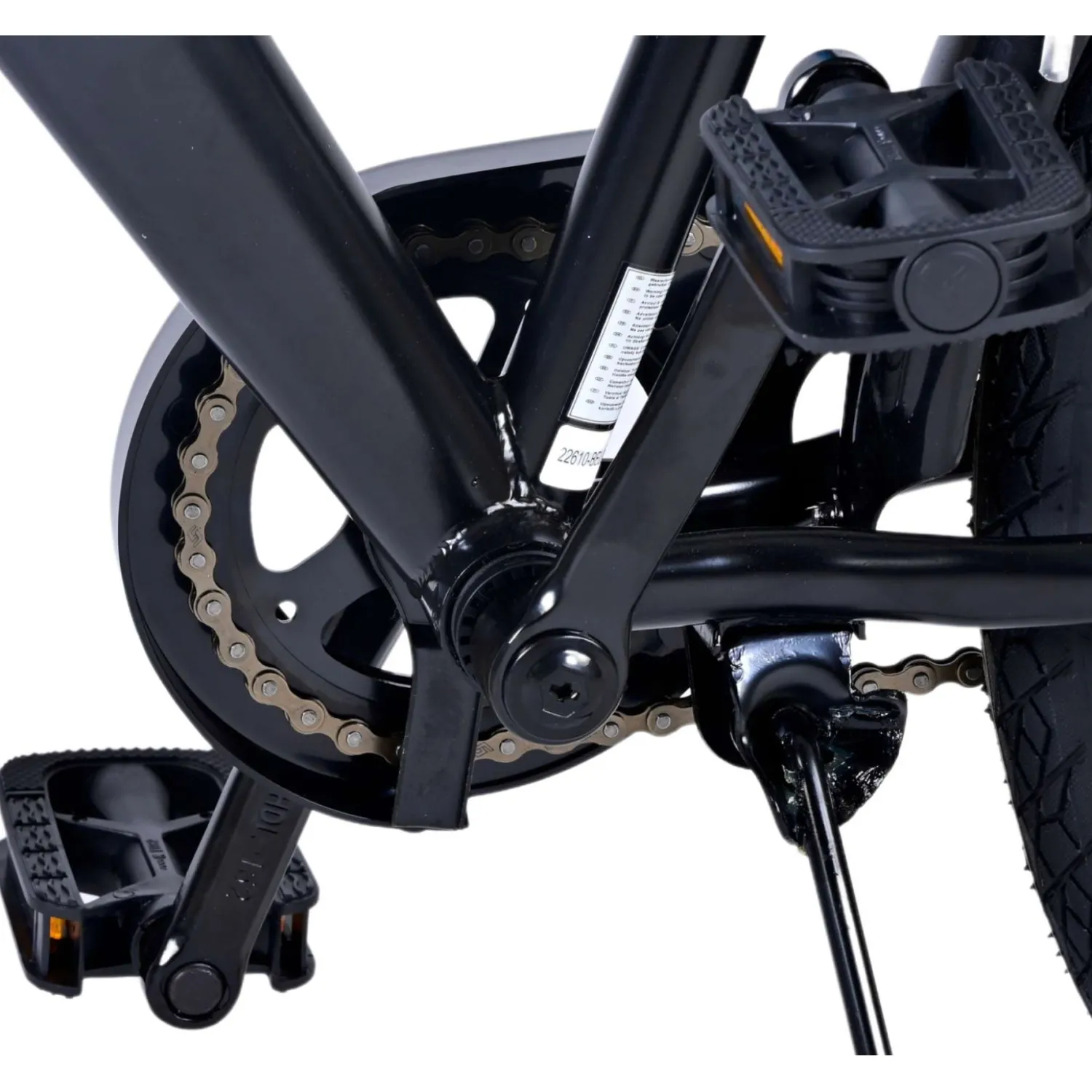 Volare Thombike Fiets - 26 inch - Zwart Blauw New