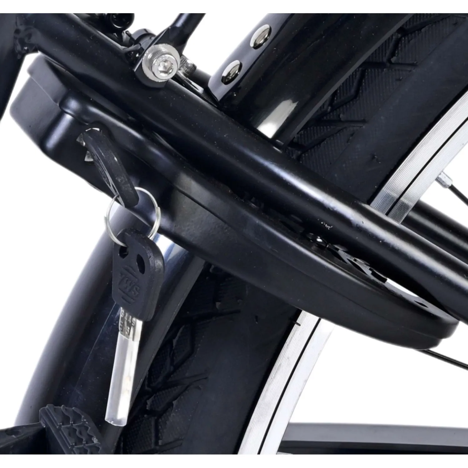 Volare Thombike Fiets - 26 inch - Zwart Blauw New