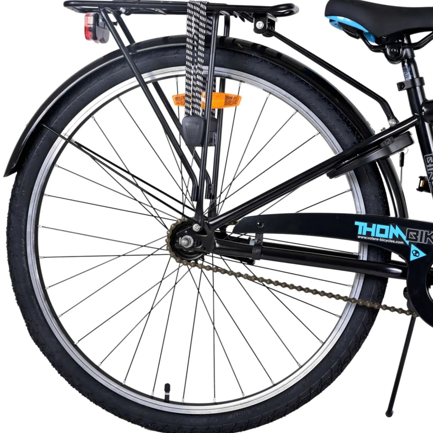 Volare Thombike Fiets - 26 inch - Zwart Blauw New