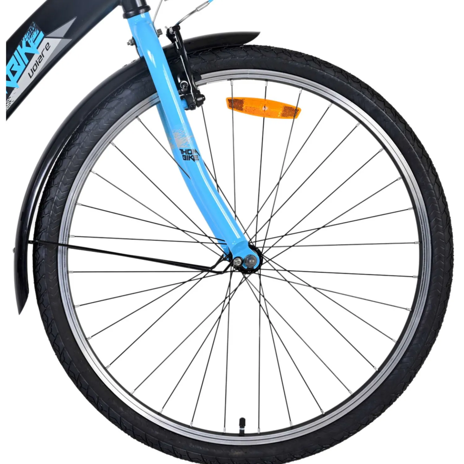Volare Thombike Fiets - 26 inch - Zwart Blauw New