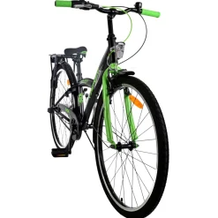 Volare Thombike Fiets - 26 inch - Zwart Groen -><noscript><img width=