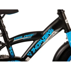 Volare Thombike Fiets - 12 inch - Zwart Blauw- Sale