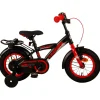 Volare Thombike Fiets - 12 inch - Zwart Rood Outlet