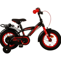 Volare Thombike Fiets - 12 inch - Zwart Rood Outlet