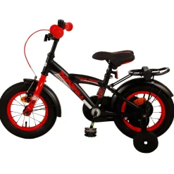 Volare Thombike Fiets - 12 inch - Zwart Rood Outlet