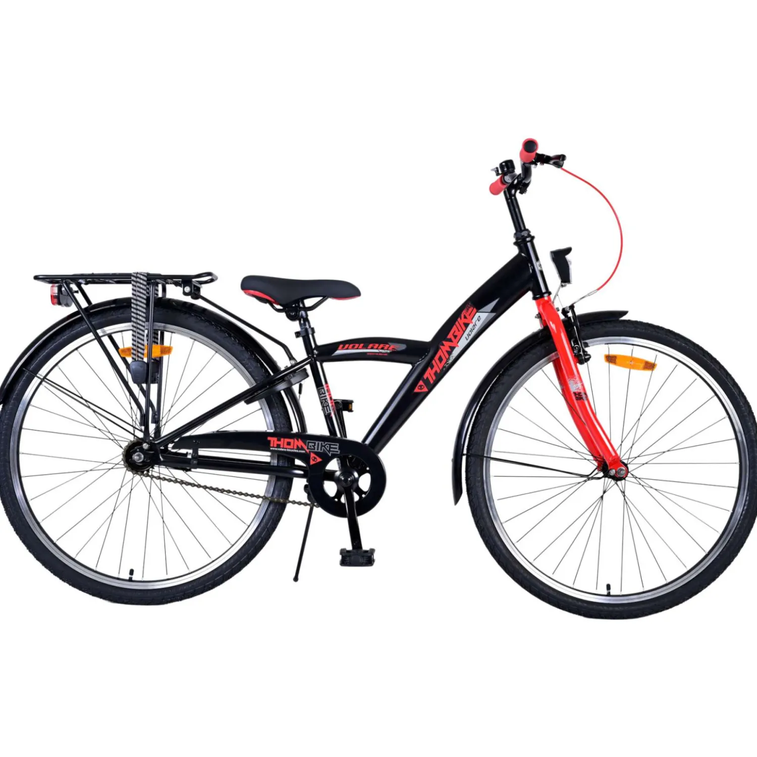 Volare Thombike Fiets - 26 inch - Zwart Rood> Clearance