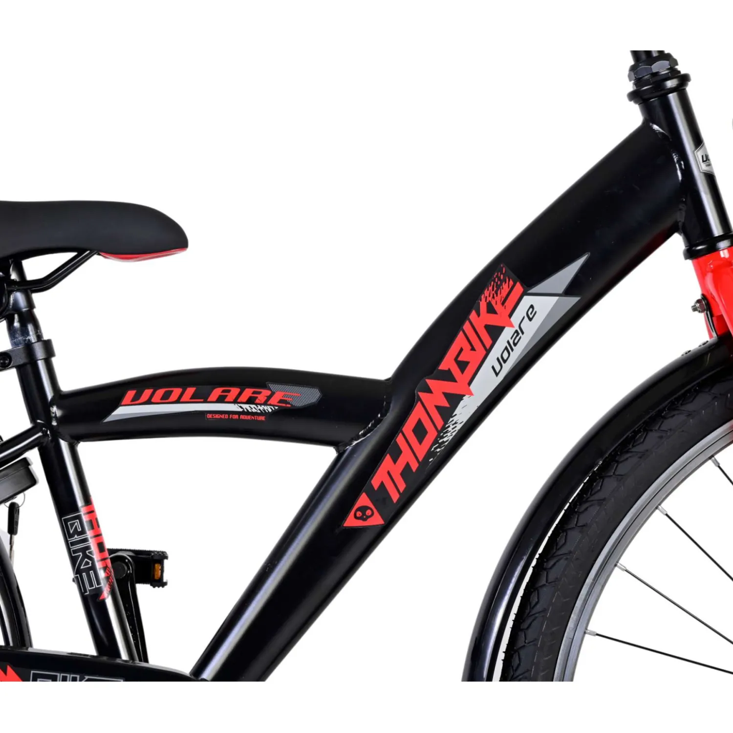 Volare Thombike Fiets - 26 inch - Zwart Rood> Clearance