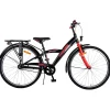 Volare Thombike Fiets - 26 inch - Zwart Rood -