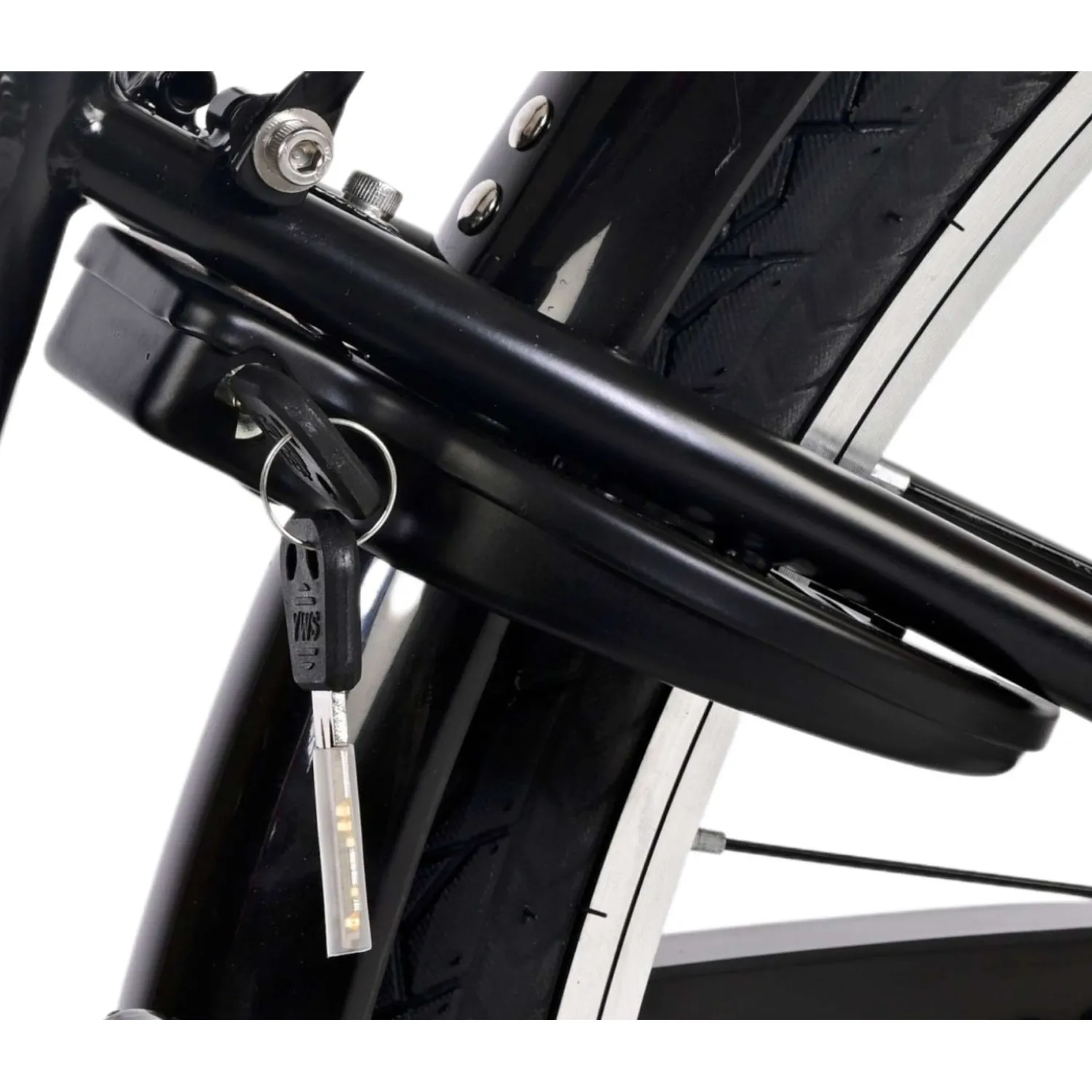 Volare Thombike Fiets - 26 inch - Zwart Rood -