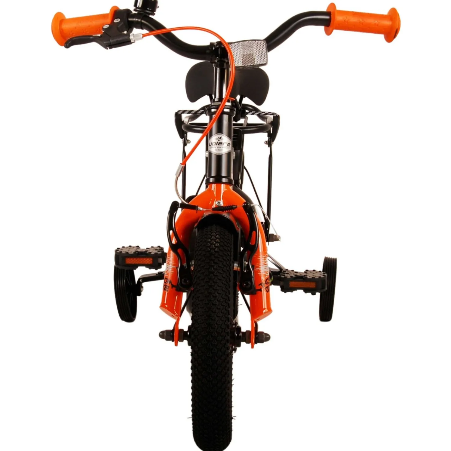 Volare Thombike Fiets - 12 inch - Zwart Oranje> Clearance