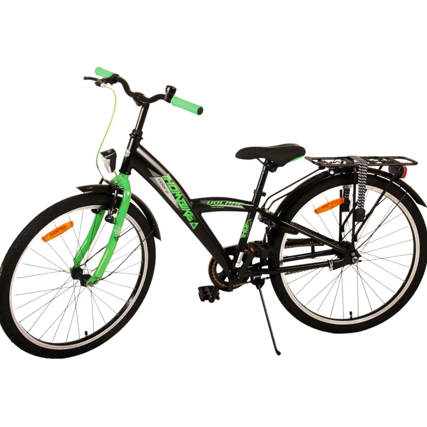 Volare Thombike Fiets - 24 inch - Zwart Groen New
