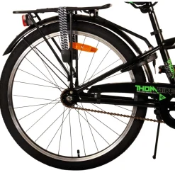 Volare Thombike Fiets - 24 inch - Zwart Groen New