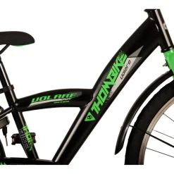 Volare Thombike Fiets - 24 inch - Zwart Groen New