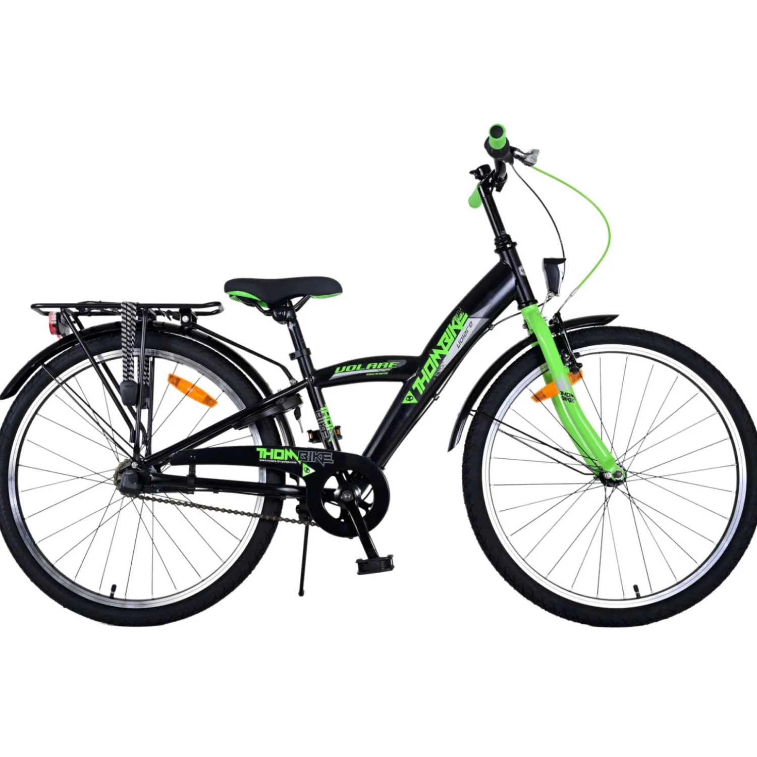 Volare Thombike Fiets - 24 inch - Groen Zwart -- Discount