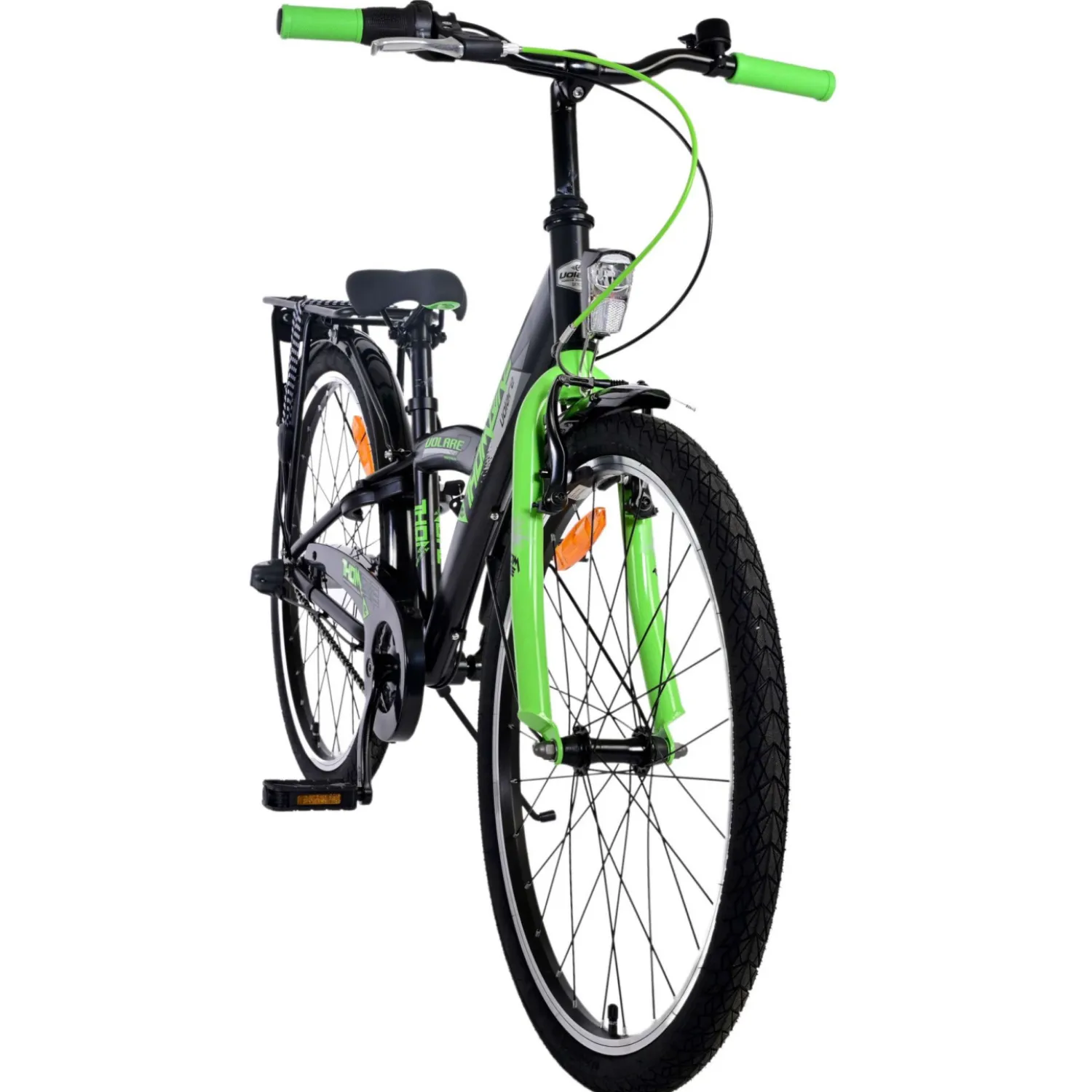 Volare Thombike Fiets - 24 inch - Groen Zwart -- Discount