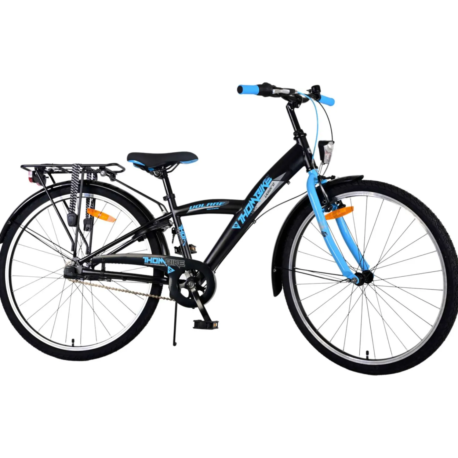 Volare Thombike Fiets - 26 inch - Zwart Blauw - Clearance