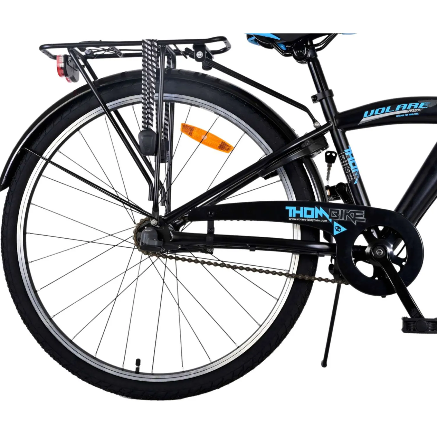 Volare Thombike Fiets - 26 inch - Zwart Blauw - Clearance