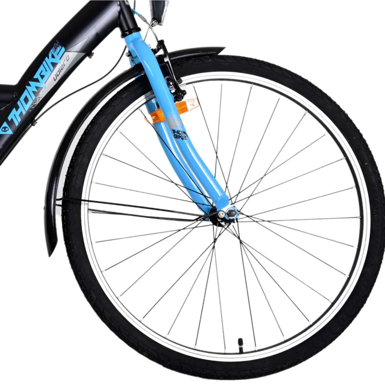 Volare Thombike Fiets - 26 inch - Zwart Blauw - Clearance