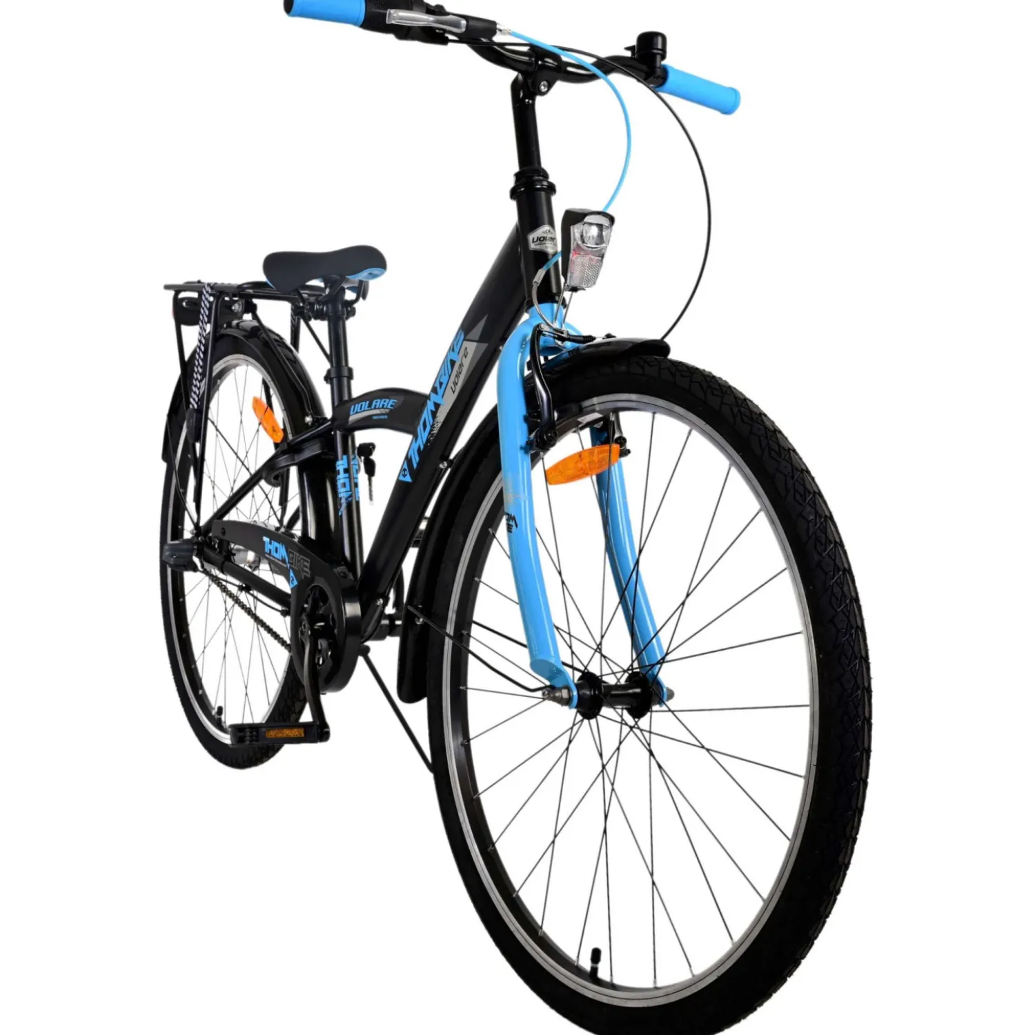 Volare Thombike Fiets - 26 inch - Zwart Blauw - Clearance