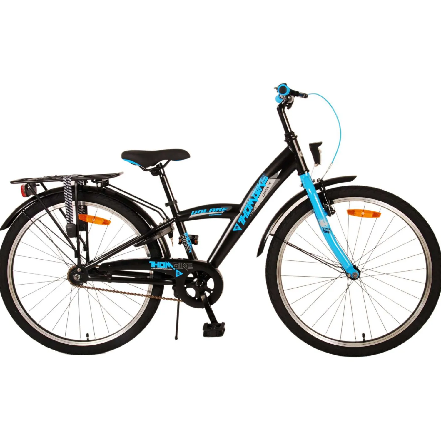 Volare Thombike Fiets - 24 inch - Zwart Blauw> Outlet