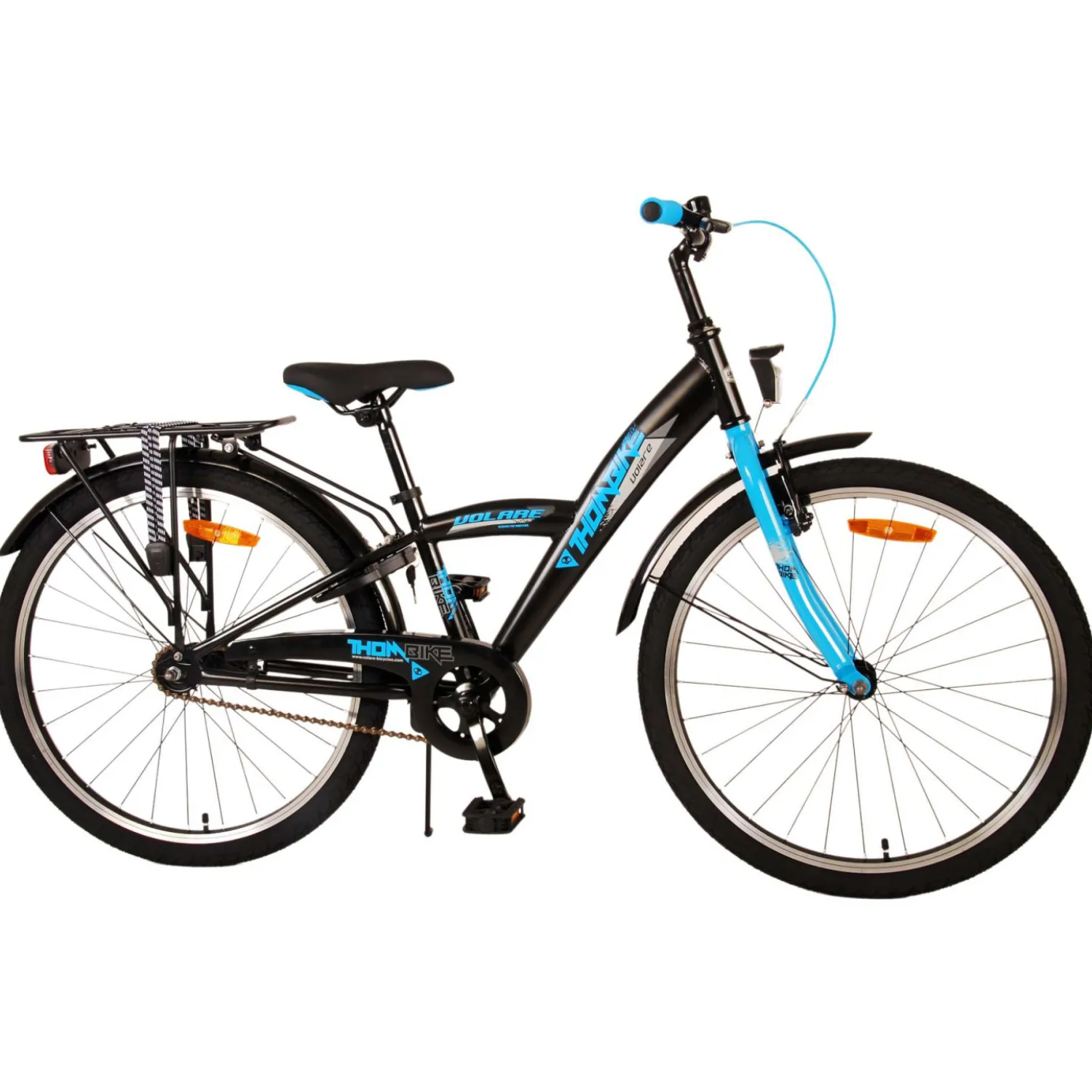 Volare Thombike Fiets - 24 inch - Zwart Blauw> Outlet