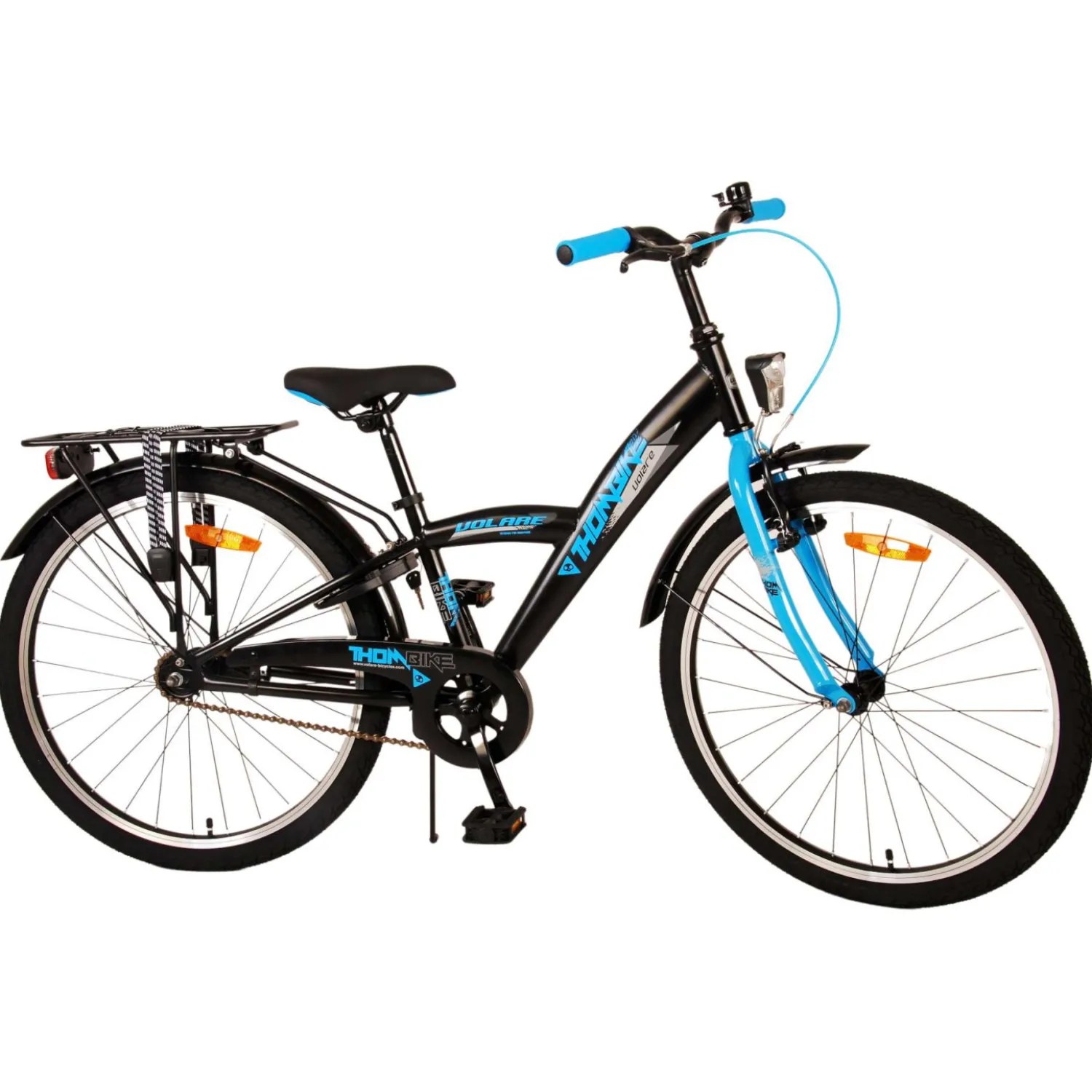 Volare Thombike Fiets - 24 inch - Zwart Blauw> Outlet