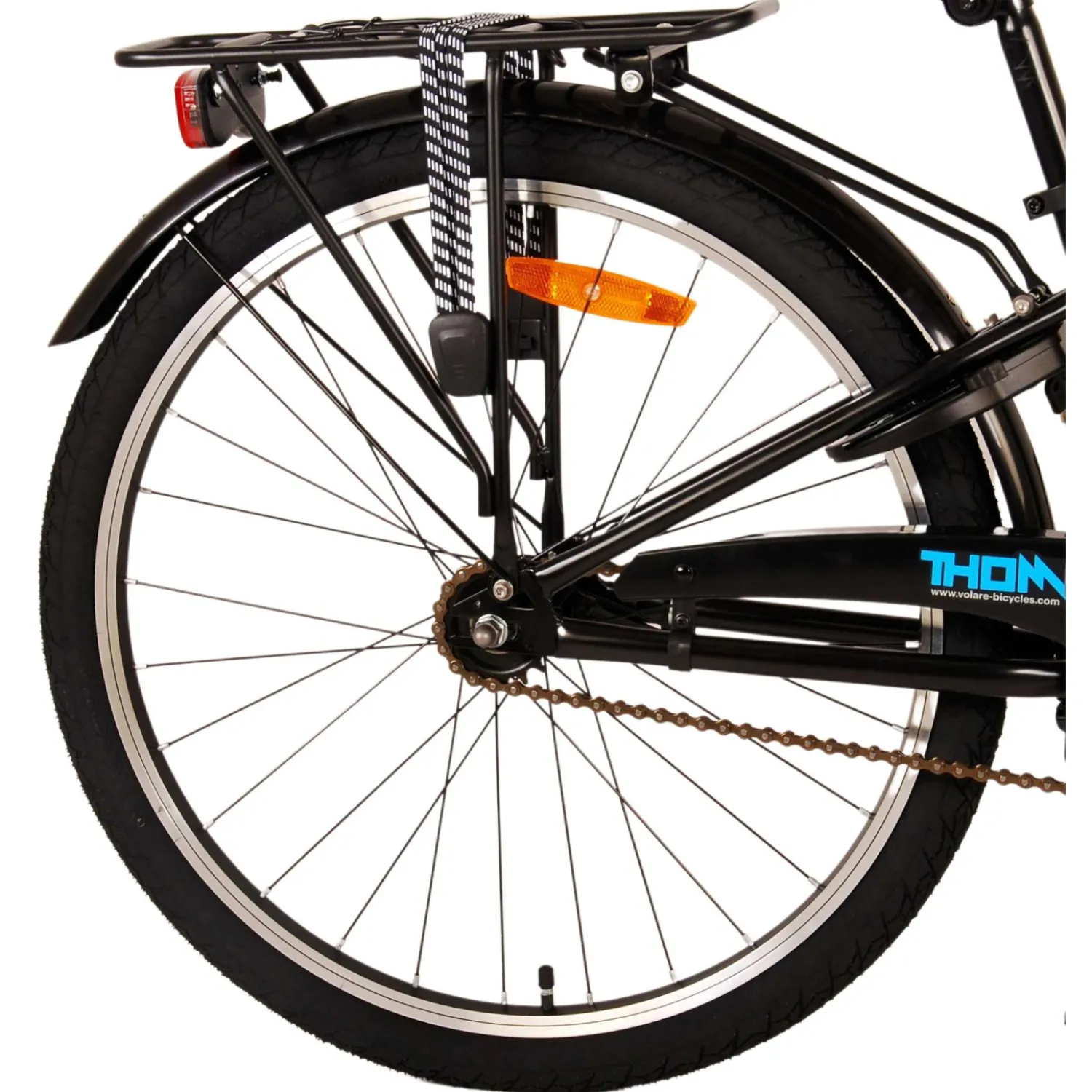 Volare Thombike Fiets - 24 inch - Zwart Blauw> Outlet