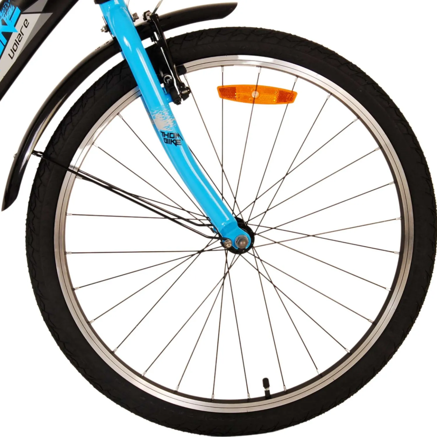 Volare Thombike Fiets - 24 inch - Zwart Blauw> Outlet