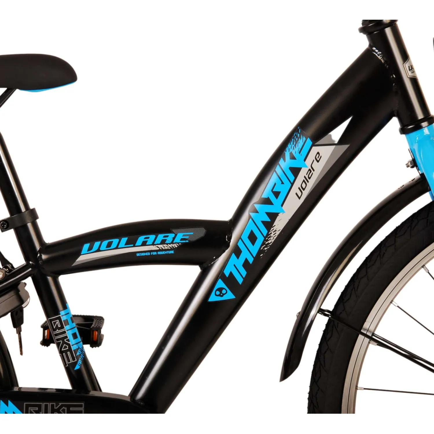 Volare Thombike Fiets - 24 inch - Zwart Blauw> Outlet