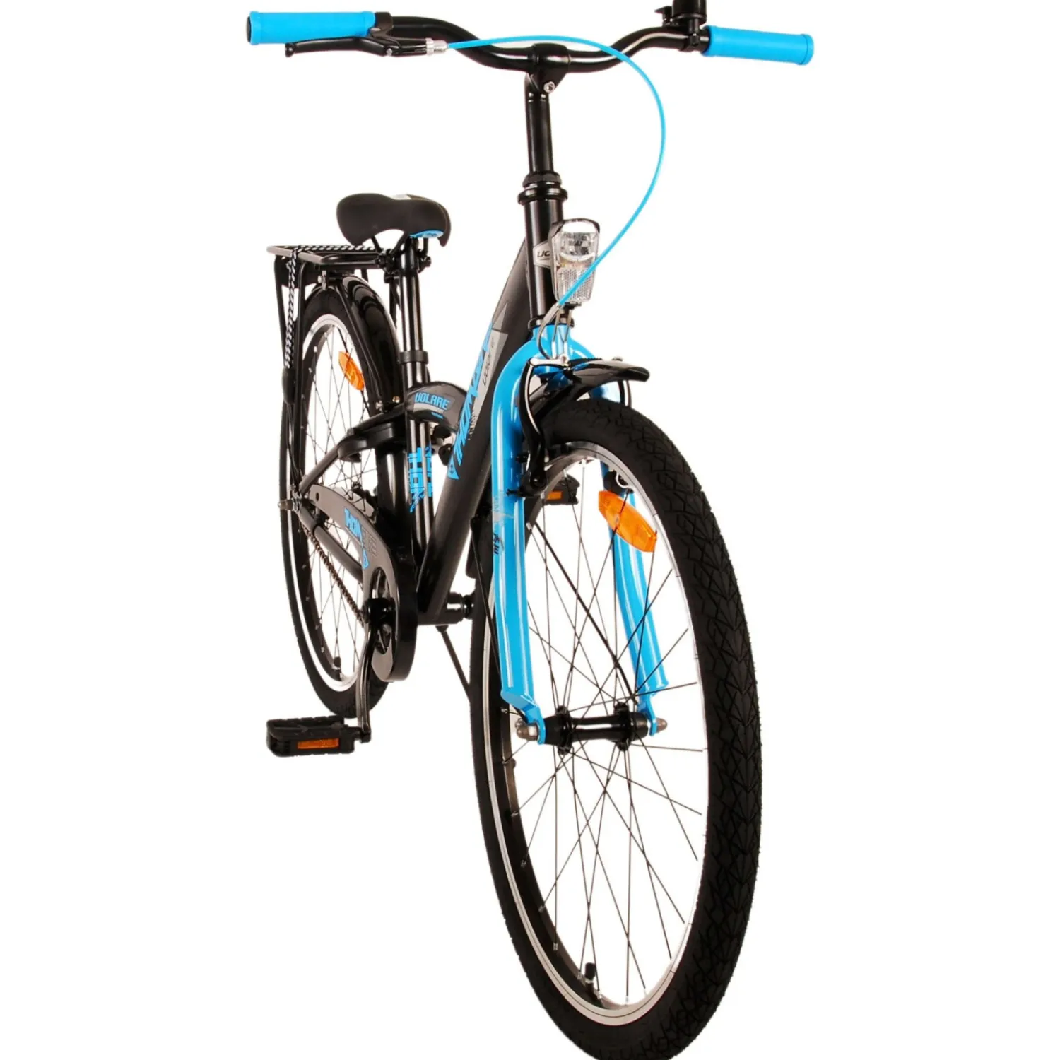 Volare Thombike Fiets - 24 inch - Zwart Blauw> Outlet