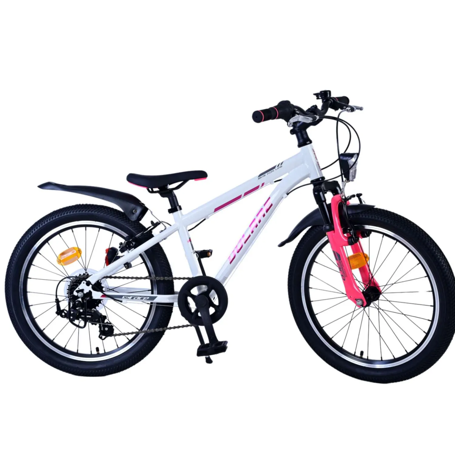 Volare XC Race Fiets - 20 inch - 7 speed - Wit Roze- Sale