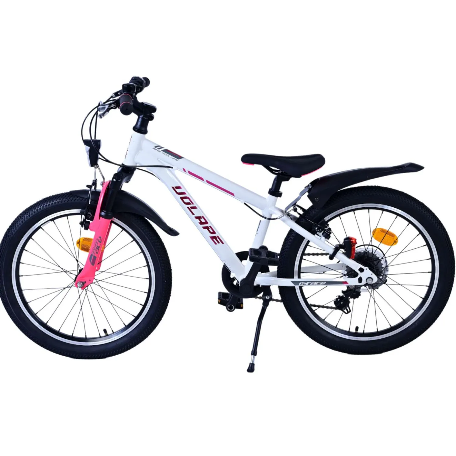 Volare XC Race Fiets - 20 inch - 7 speed - Wit Roze- Sale