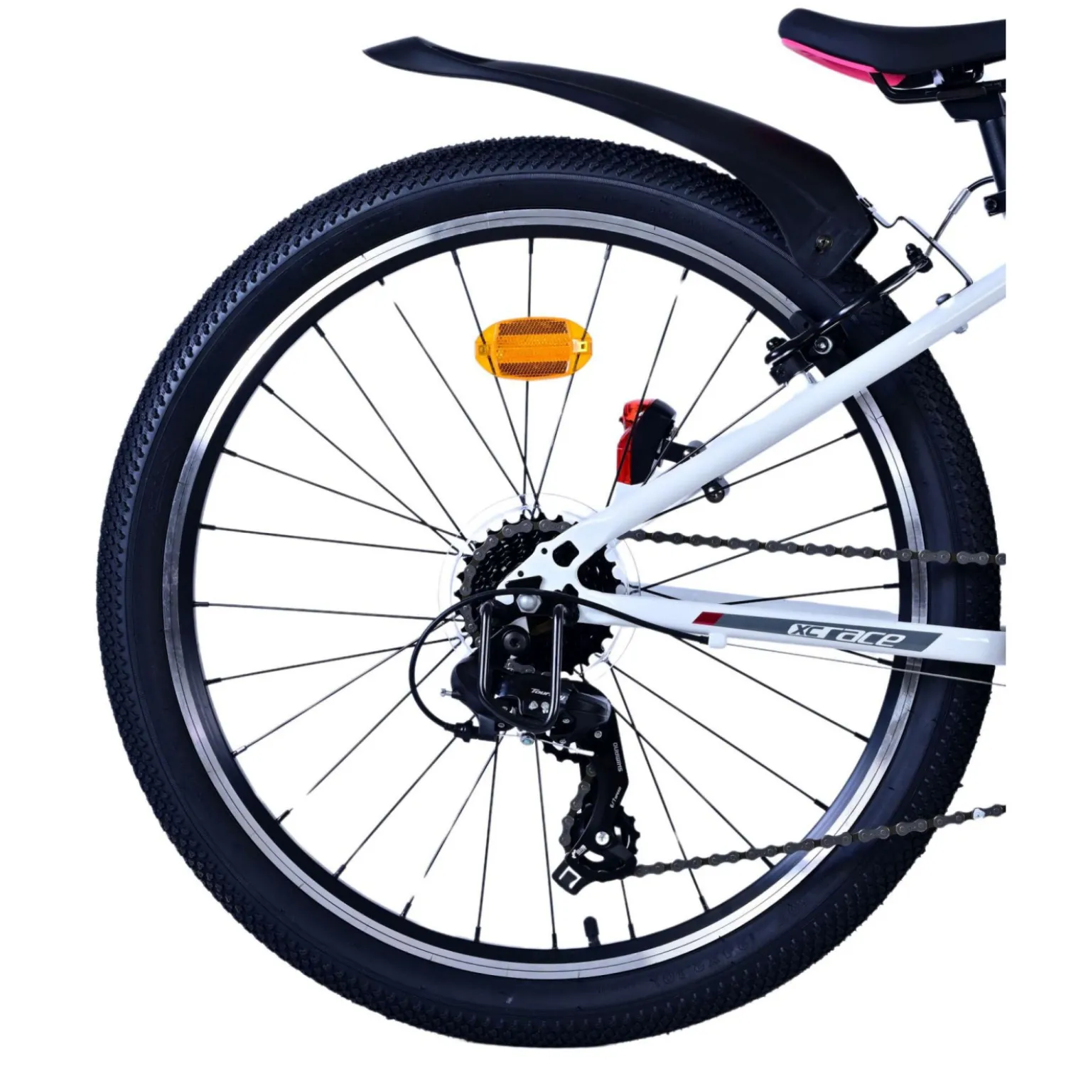 Volare XC Race Fiets - 24 inch - 21 speed - Wit Roze- Hot