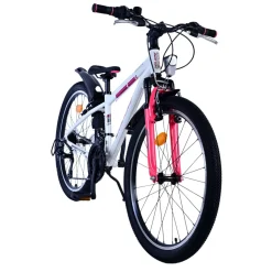 Volare XC Race Fiets - 24 inch - 21 speed - Wit Roze- Hot